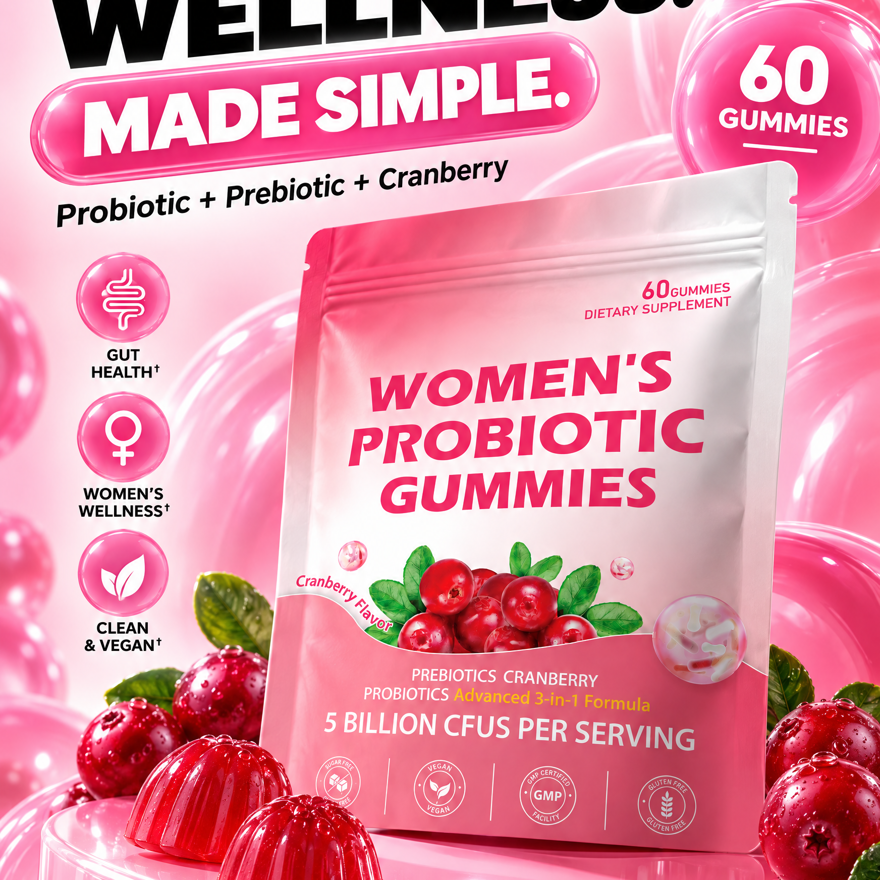 NEWESSA FEMININE BALANCE GUMMIES