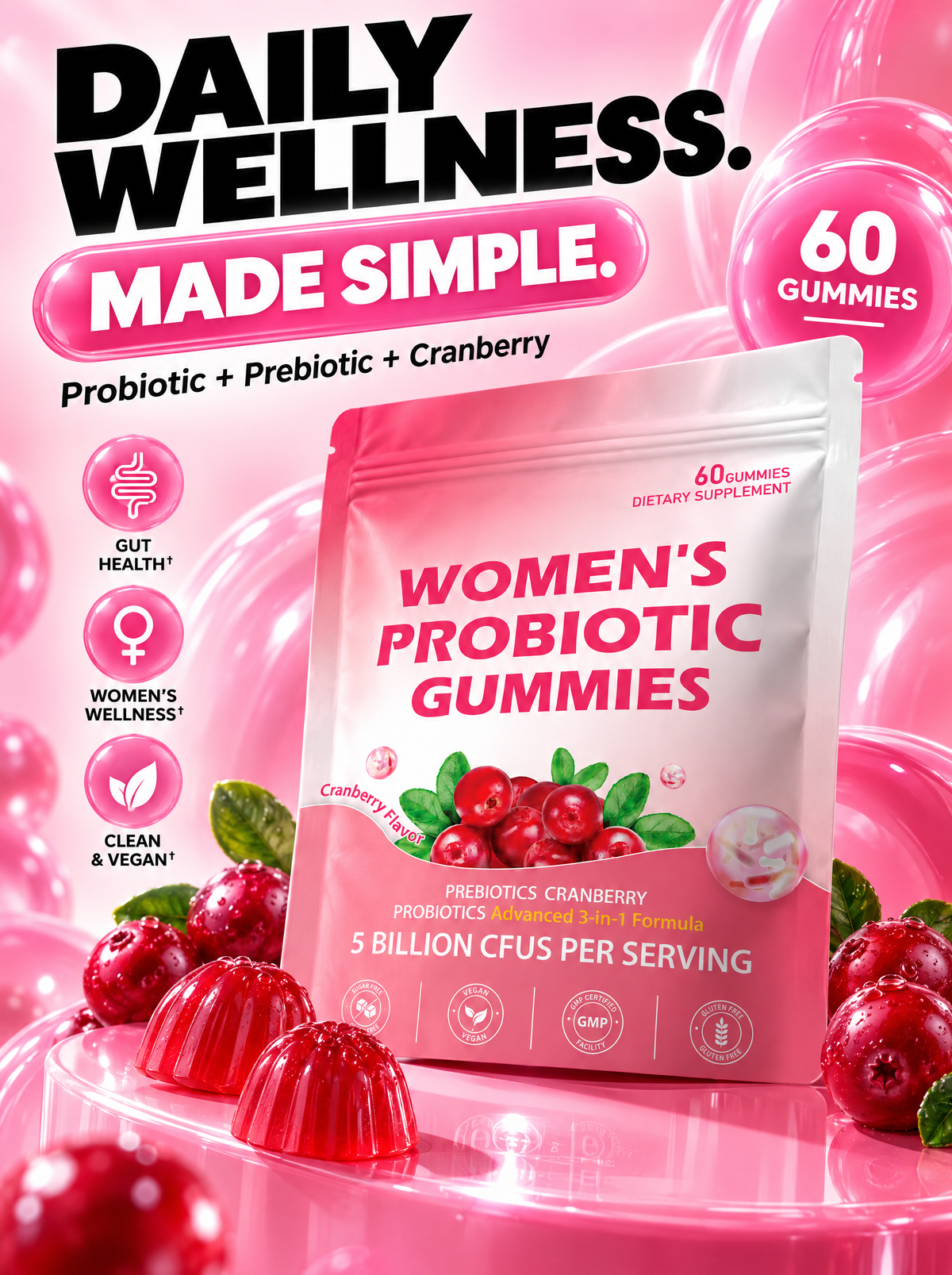 NEWESSA FEMININE BALANCE GUMMIES